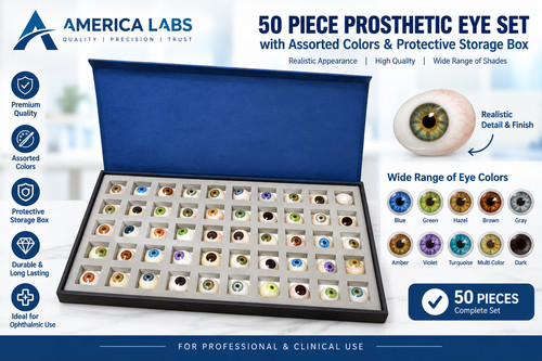 Set occhi protesici pezzi - occhi, 50